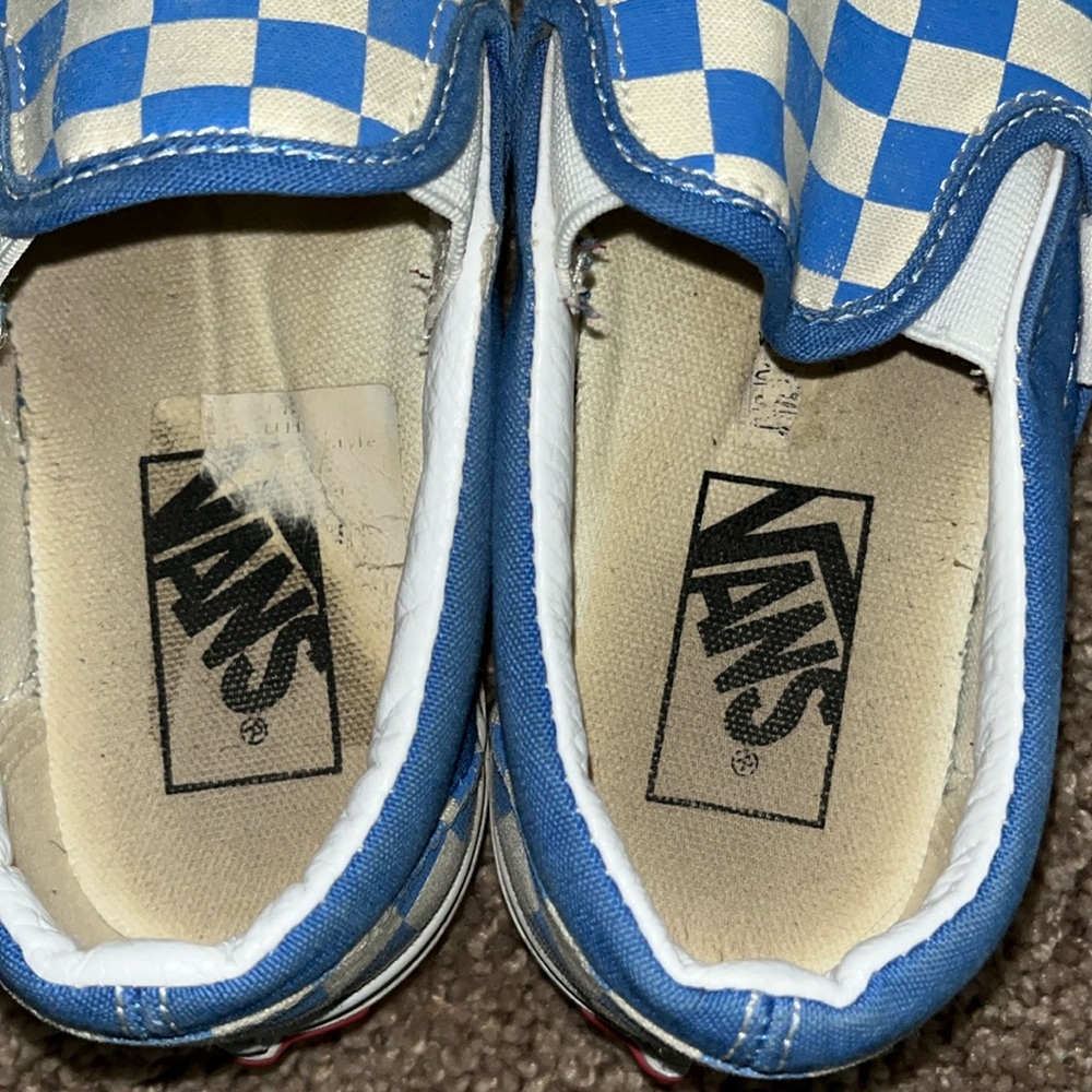 Blue Checker Vans - Picture 6 of 7